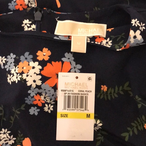 Michel Kors Navy Dress Size M NWT - Picture 4 of 4